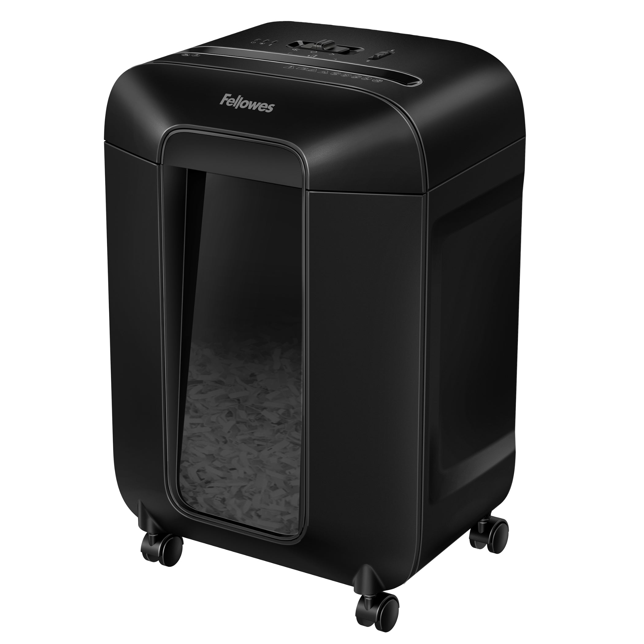Fellowes Powershred LX85 – Aktenvernichter, DIN P-4, Partikelschnitt 4 × 40 mm, 12 Blatt, 19 l