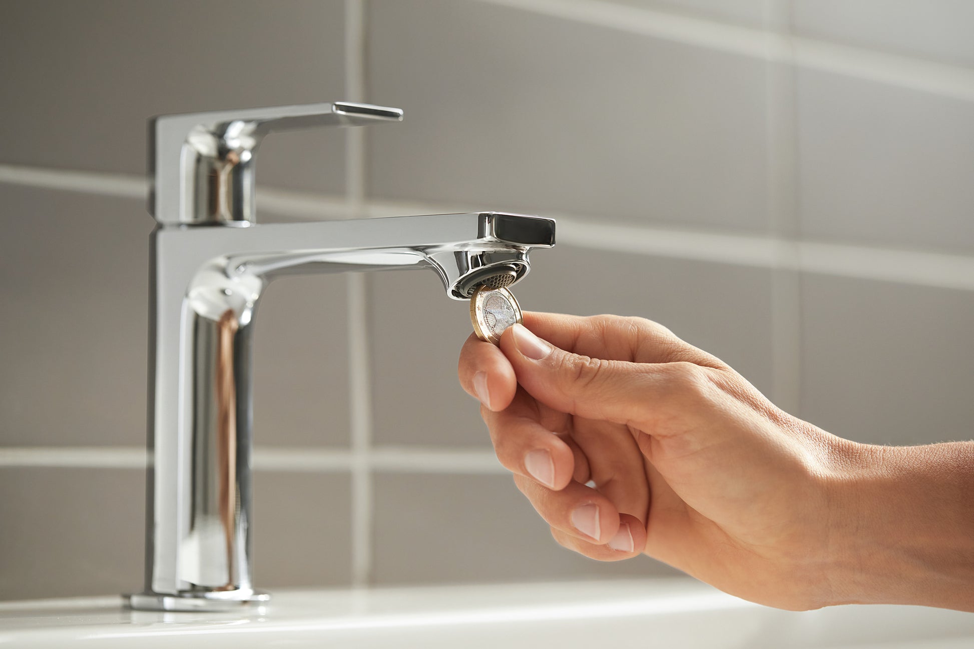 Hansgrohe Rebris E 110 Unterputz-Badebatterie – Kunststoff, Chrom