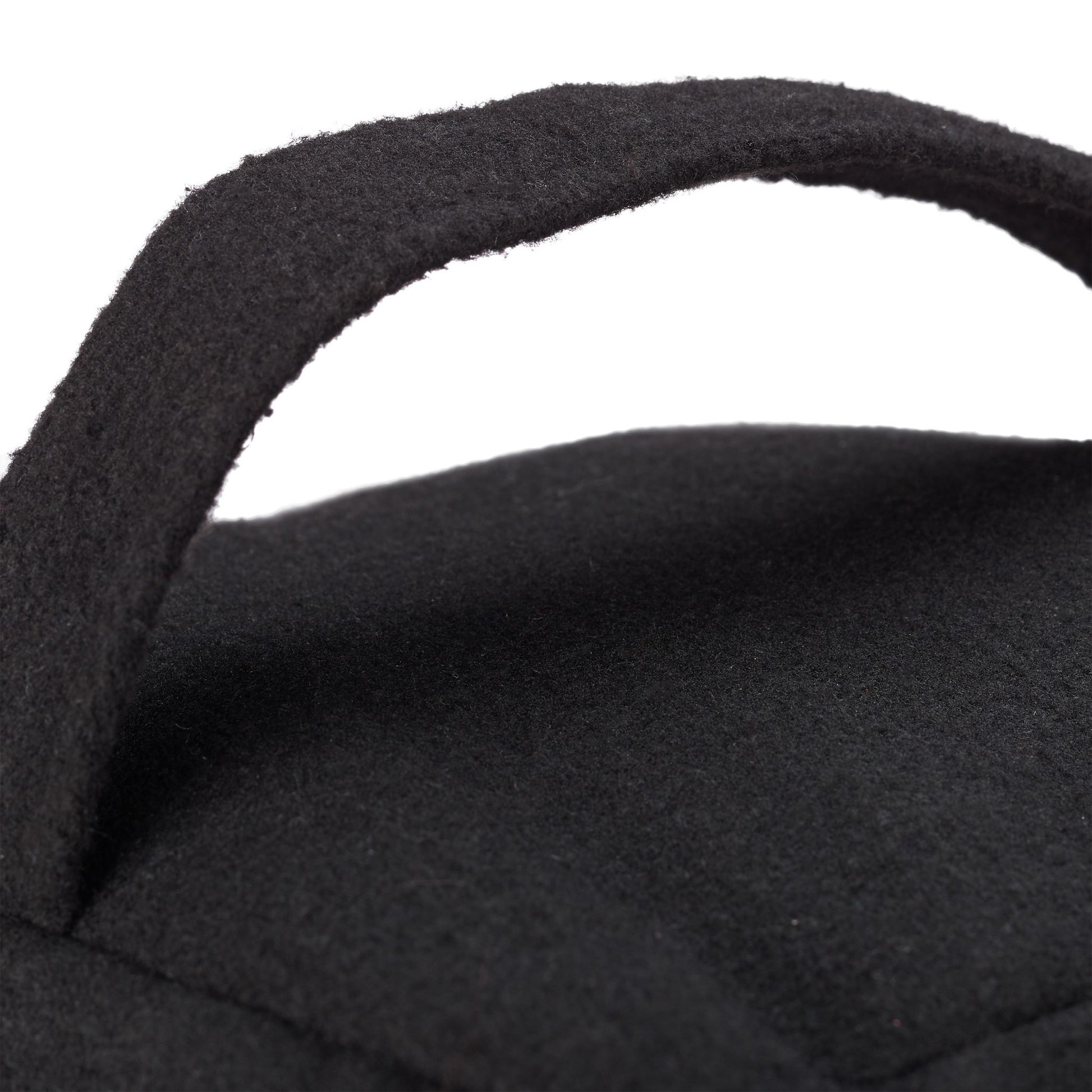 Relaxdays Türstopper – Polyester/Sand – Schwarz – Ø 150 × H 200 mm