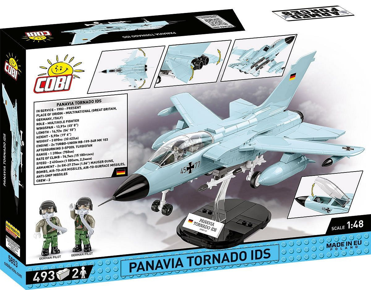 COBI Panavia Tornado IDS Bausteine – Streitkräfte – 493-teilig – 28 × 13 × 36 cm – ab 8 J. – Kunststoff