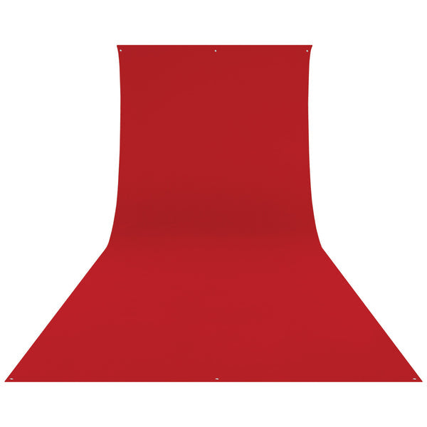 Westcott 165S Hintergrundstoff – 2743 × 6096 mm, Polyester, knitterresistent – Rot
