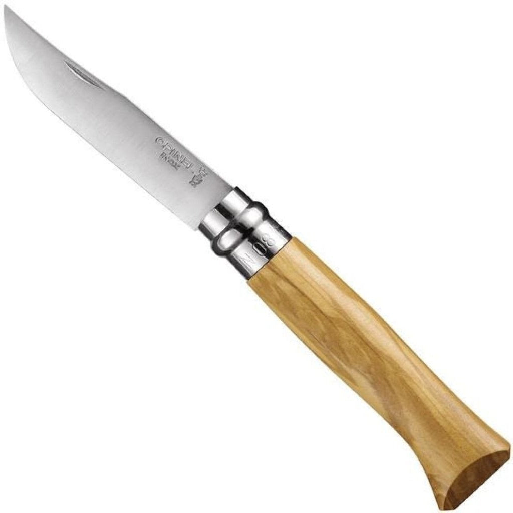 Opinel N°8 – Klappmesser 80 mm, Holzgriff, arretierbare Klinge