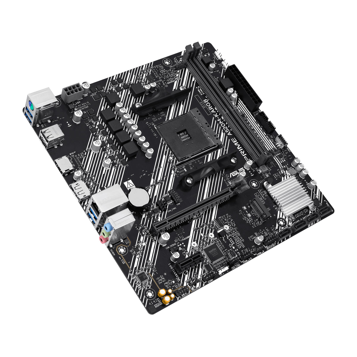 ASUS PRIME A520M-K ARGB – Mainboard – Sockel AM4, AMD A520, mATX, DDR4