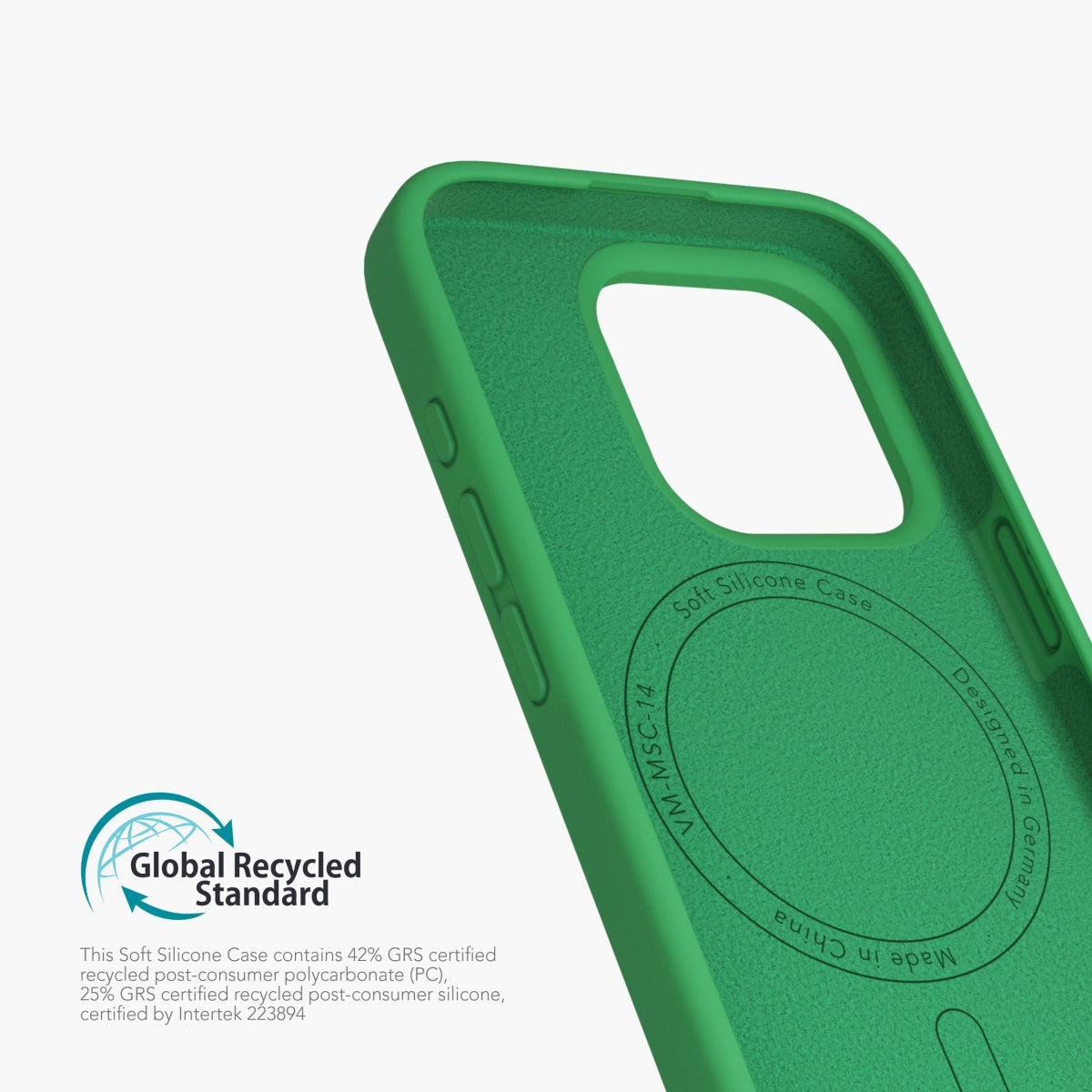 Vonmählen Backcover – für Apple iPhone 16 Pro, MagSafe, Silikon, Green Haven