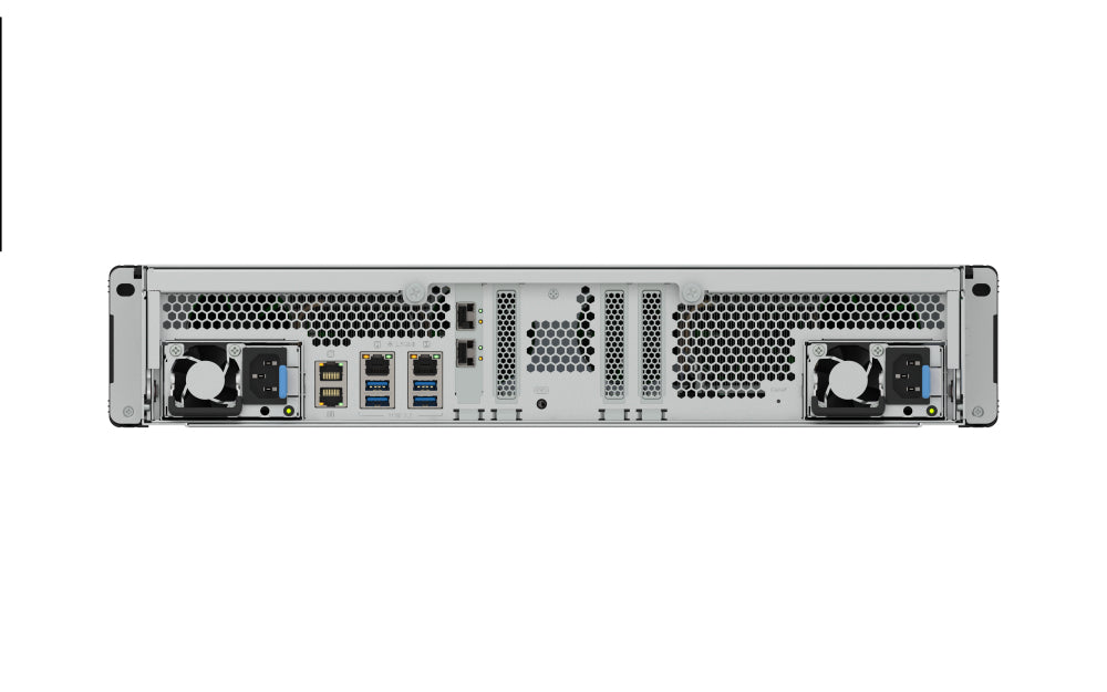 QNAP TDS-h TDS-h2489FU-R2-4314-128G Speichergerät – 1 TB, SATA, 24 Laufwerksschächte