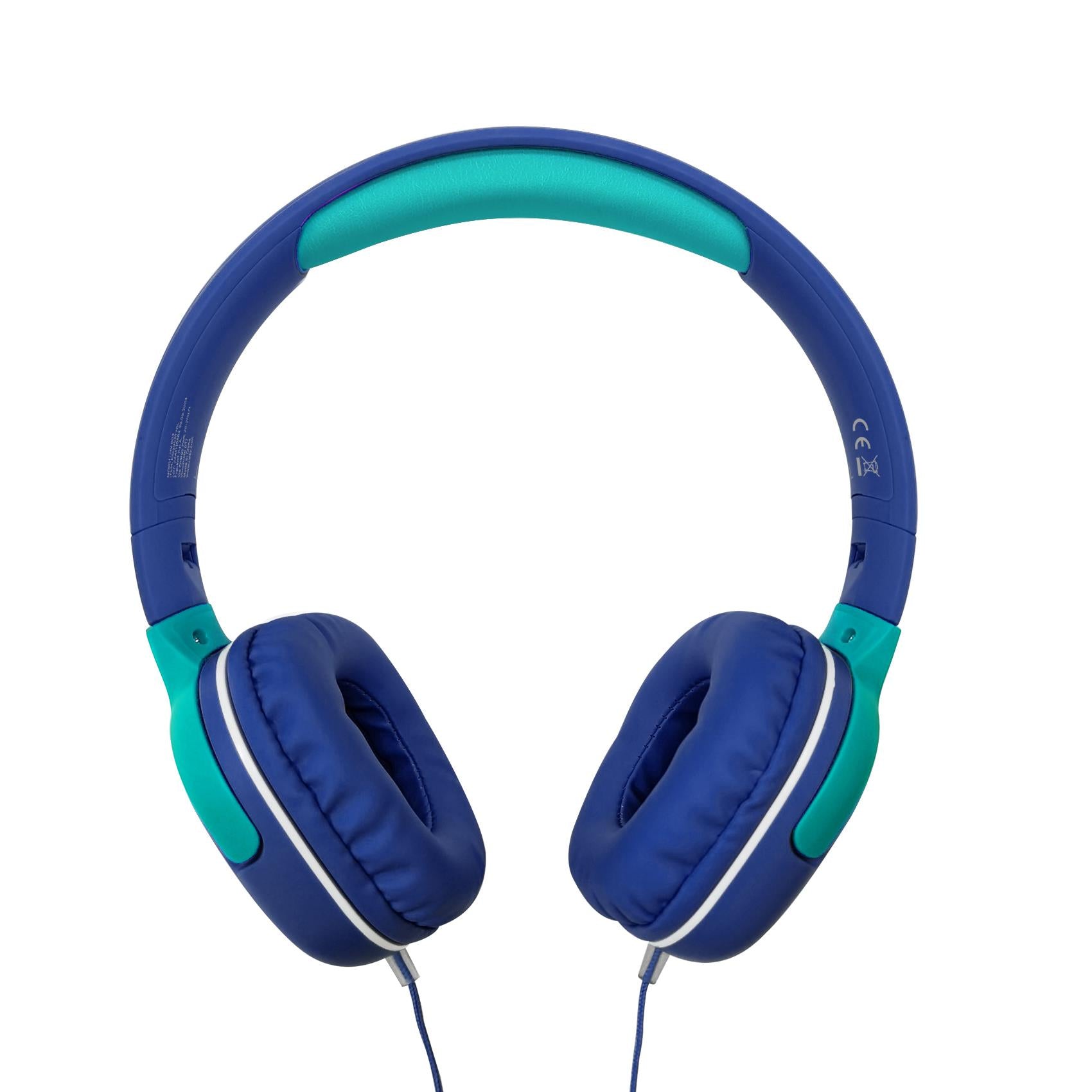 Celly KIDSBEAT2 Kinderkopfhörer – Over-Ear, Stereo, Kabelgebunden, 3,5 mm Klinke, Blau