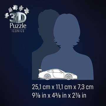 Ravensburger 3D Puzzle Porsche 911 GT3 Cup – 108 Teile – ab 8 Jahren