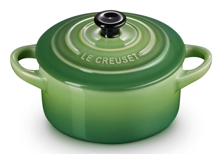 Le Creuset Kochtopf Mini Cocotte – 0,3 l, Ø 13,8 cm, Steingut, Emaille, Grün