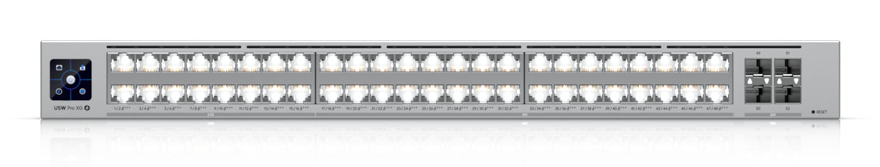 Ubiquiti Managed Switch – 32×10G, 16×2.5G, 4×SFP28, L3, PoE++ 1080 W, 1U