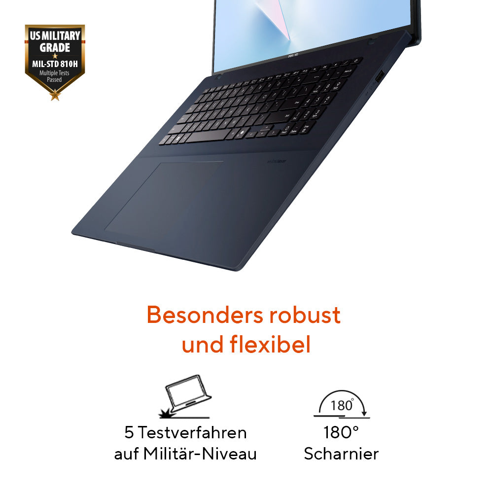 ASUS Vivobook 18 M1807HA-S8026W – 18" WUXGA, Ryzen 7 260, 16 GB, 512 GB SSD, Win 11 Home