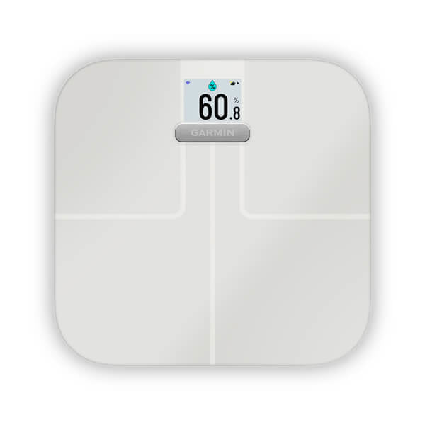 Garmin Paketwaage Index S2 – Tragkraft 181,4 kg, Teilung 100 g, Wiegefläche 32 × 31 cm, Batterie, Kunststoff