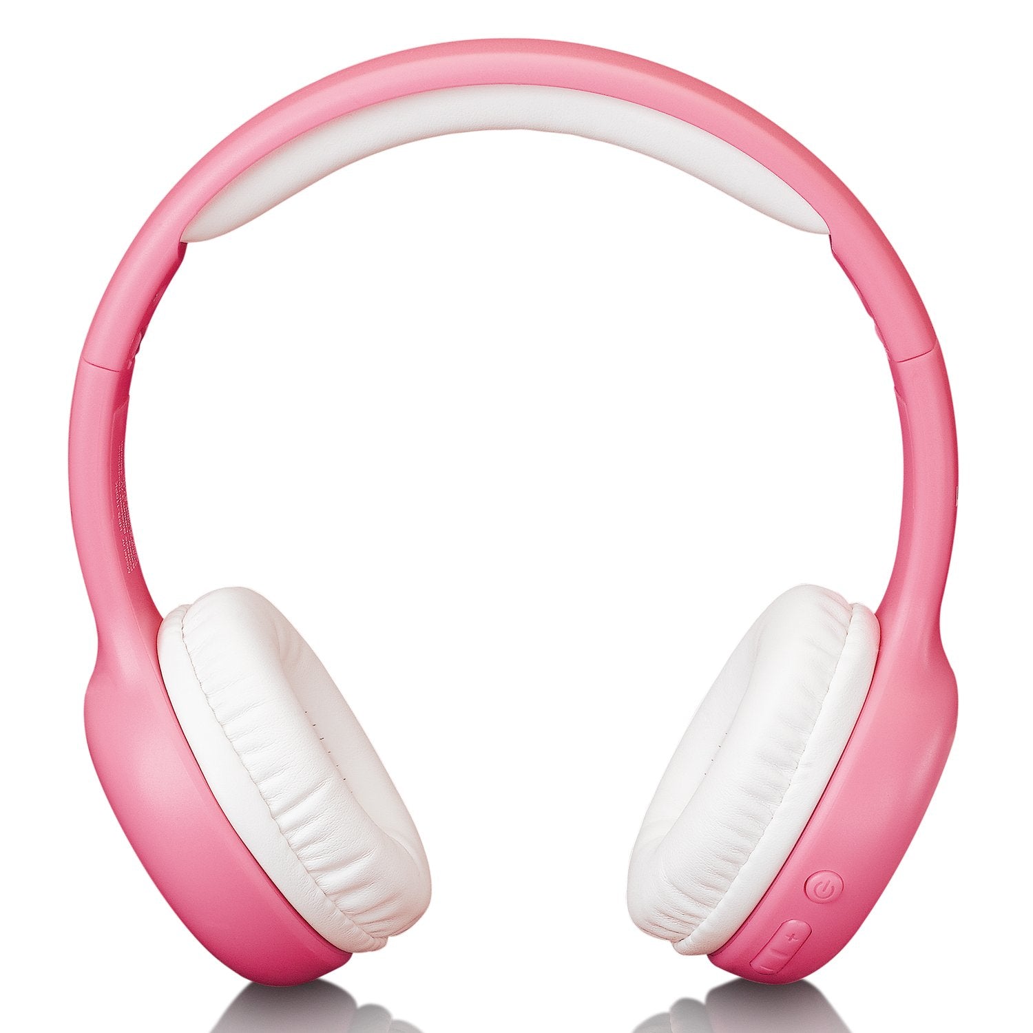 Lenco HPB-110 Kinderkopfhörer – On-Ear, Stereo, Kabel + BT, 3,5 mm Klinke, Rosa, BT 5.0