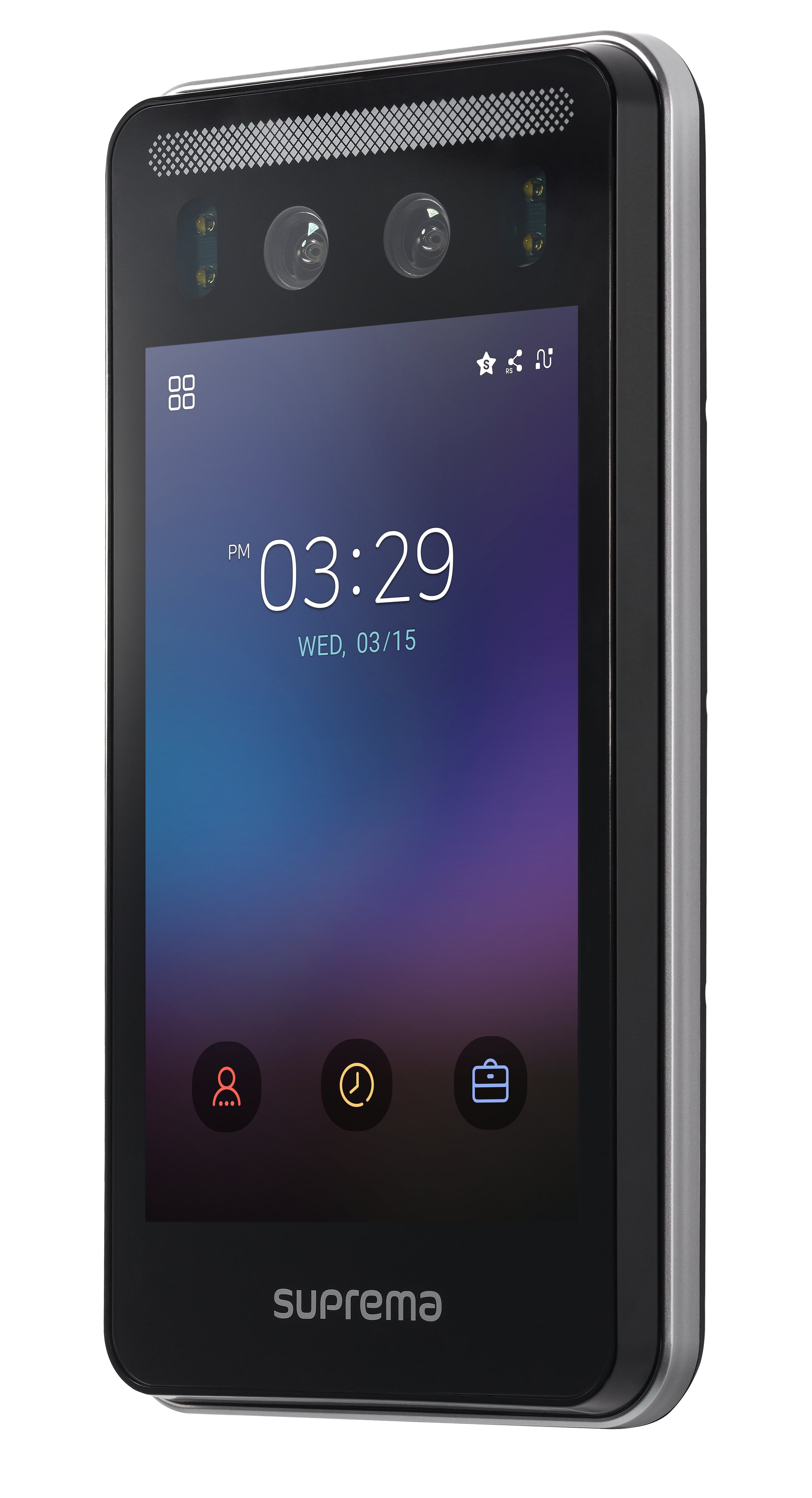 Suprema FaceStation F2 Zutrittsterminal – 7,0" Display, Gesicht, Fingerabdruck, RFID/NFC, BT, IP65, Silber