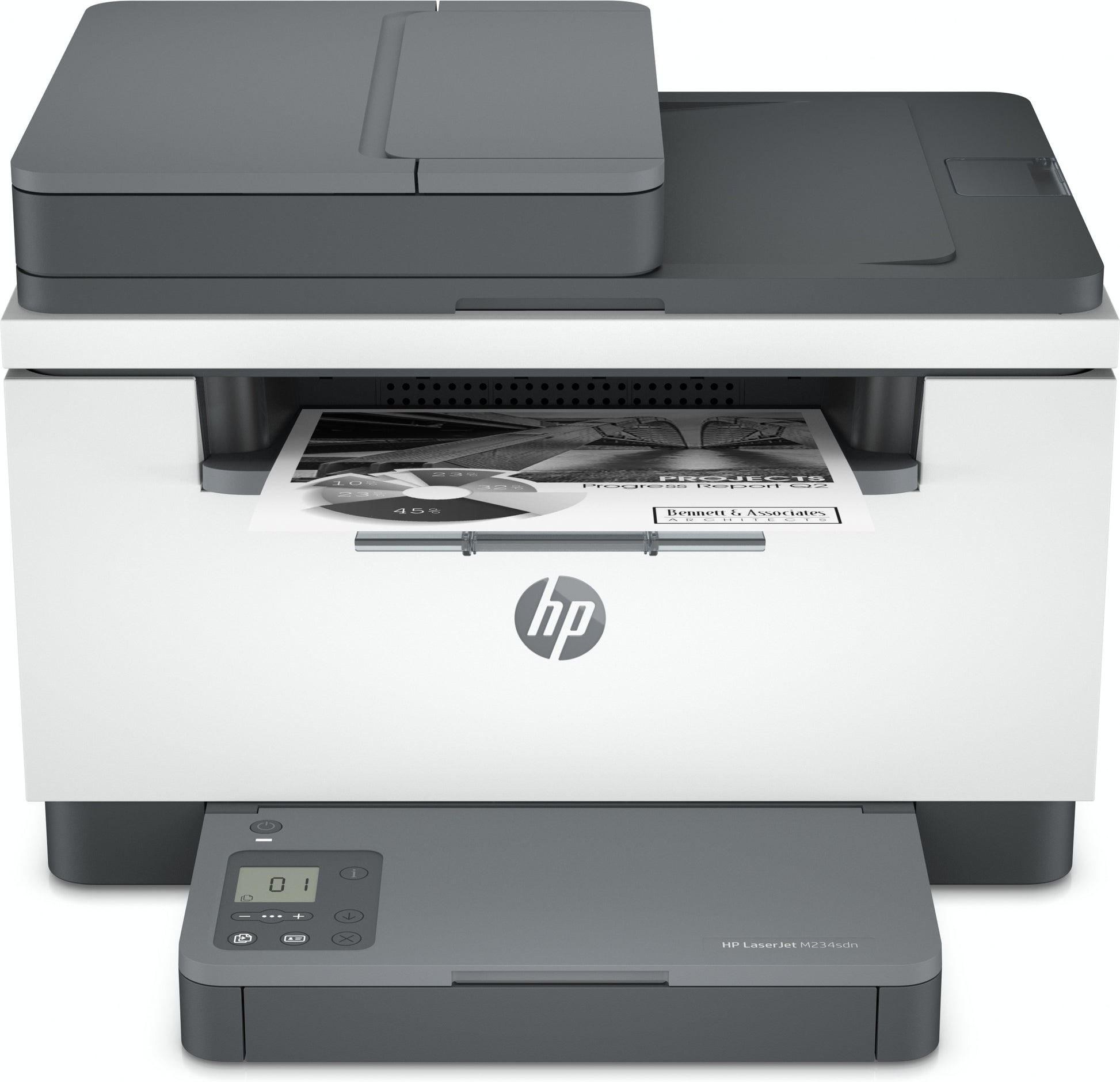 HP LaserJet M234Sdn – S/W Laser-MFP A4, 3-in-1 – USB/LAN – Duplex, ADF, 40 Blatt ADF – 29 ppm S/W