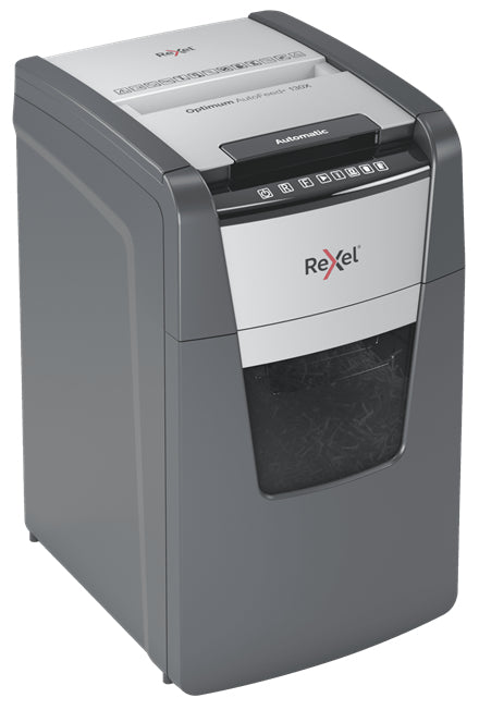 Rexel Aktenvernichter mit Autofeed 130 Blatt, DIN P-4, Partikelschnitt 4 × 28 mm, 44 l