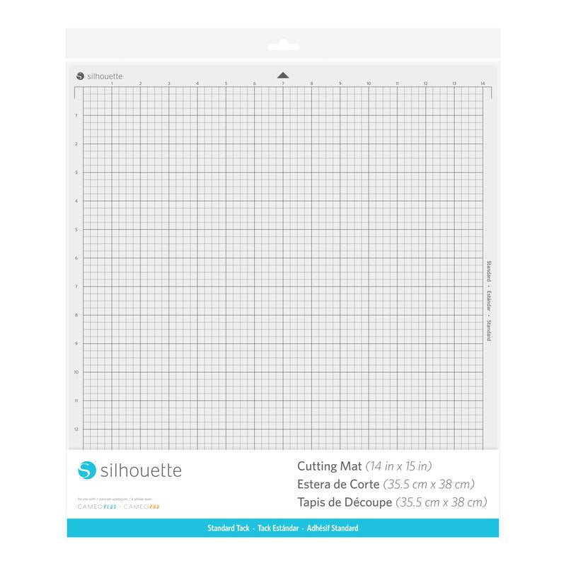 Silhouette Schneidematte Cameo PLUS – 35,6 × 38,1 cm – Schwarz – für Silhouette Cameo Pro MK-II