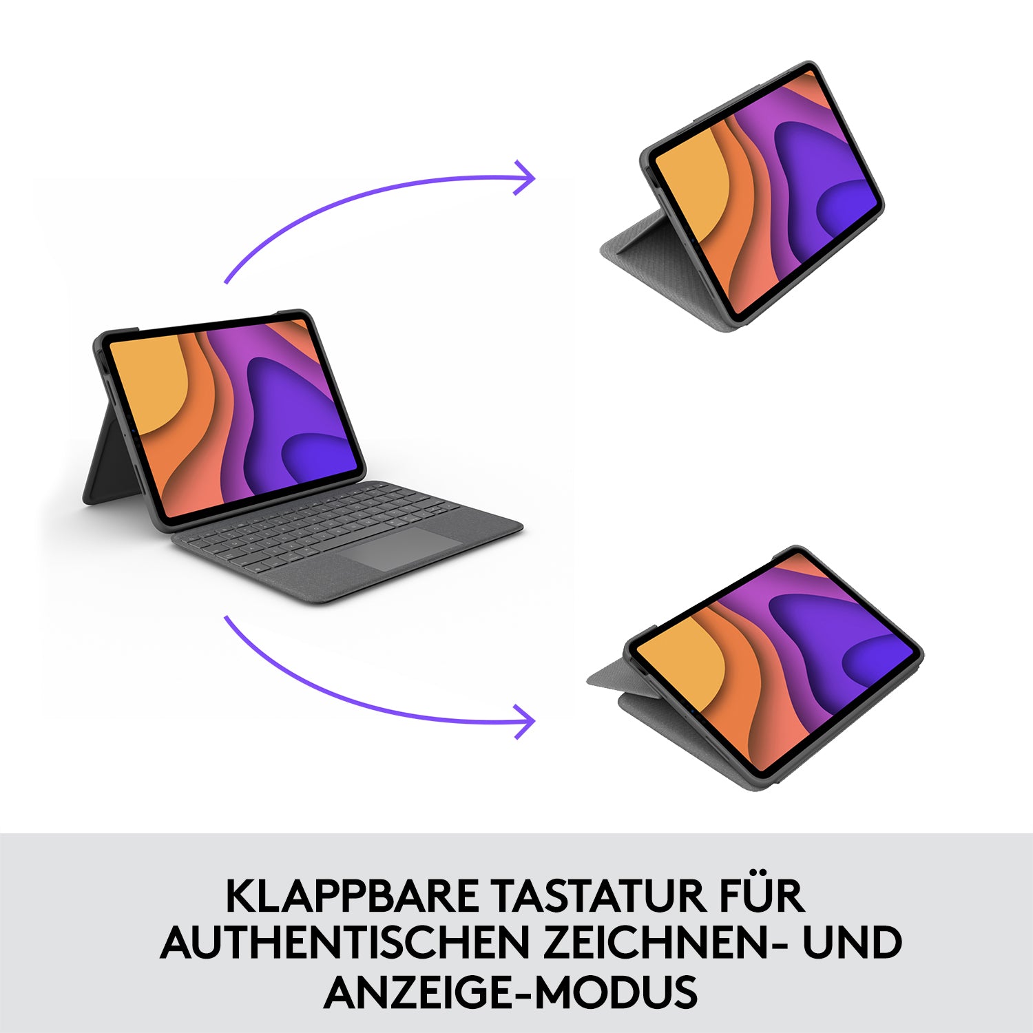 Logitech Folio Touch – Tastatur – für iPad Air (4. Generation)