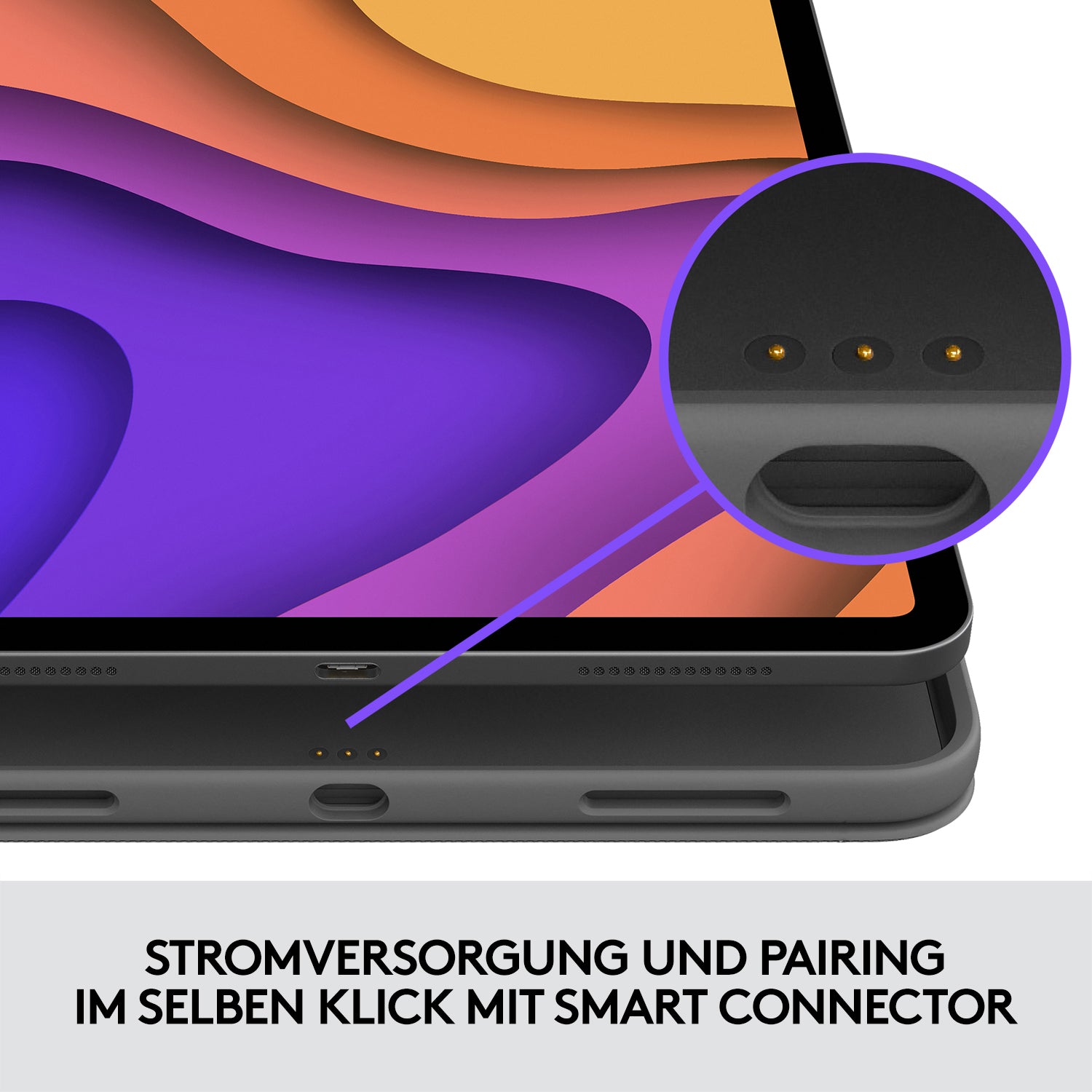 Logitech Folio Touch – Tastatur – für iPad Air (4. Generation)