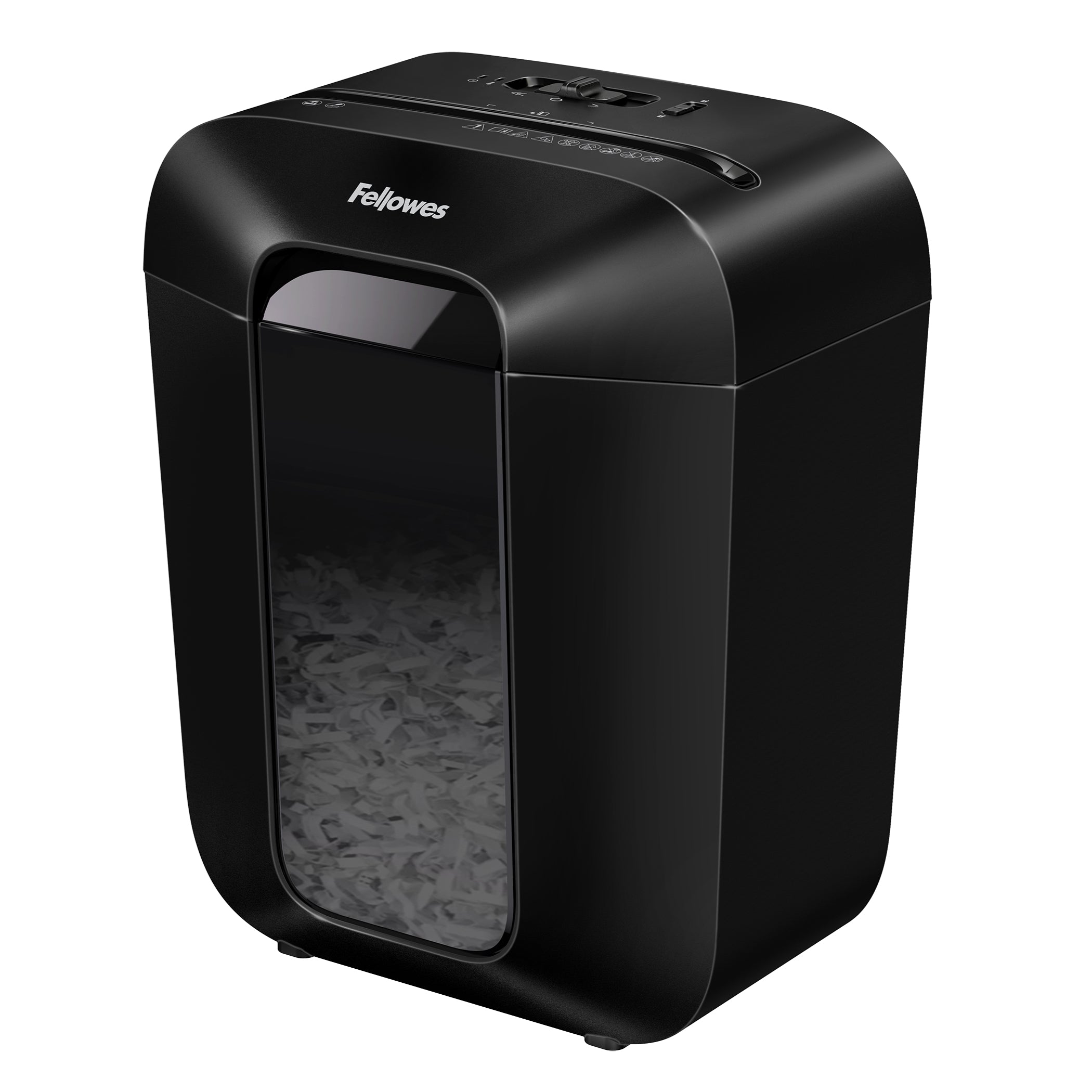 Fellowes Powershred LX45 – Aktenvernichter, DIN P-4, Partikelschnitt 4 × 37 mm, 8 Blatt, 17 l