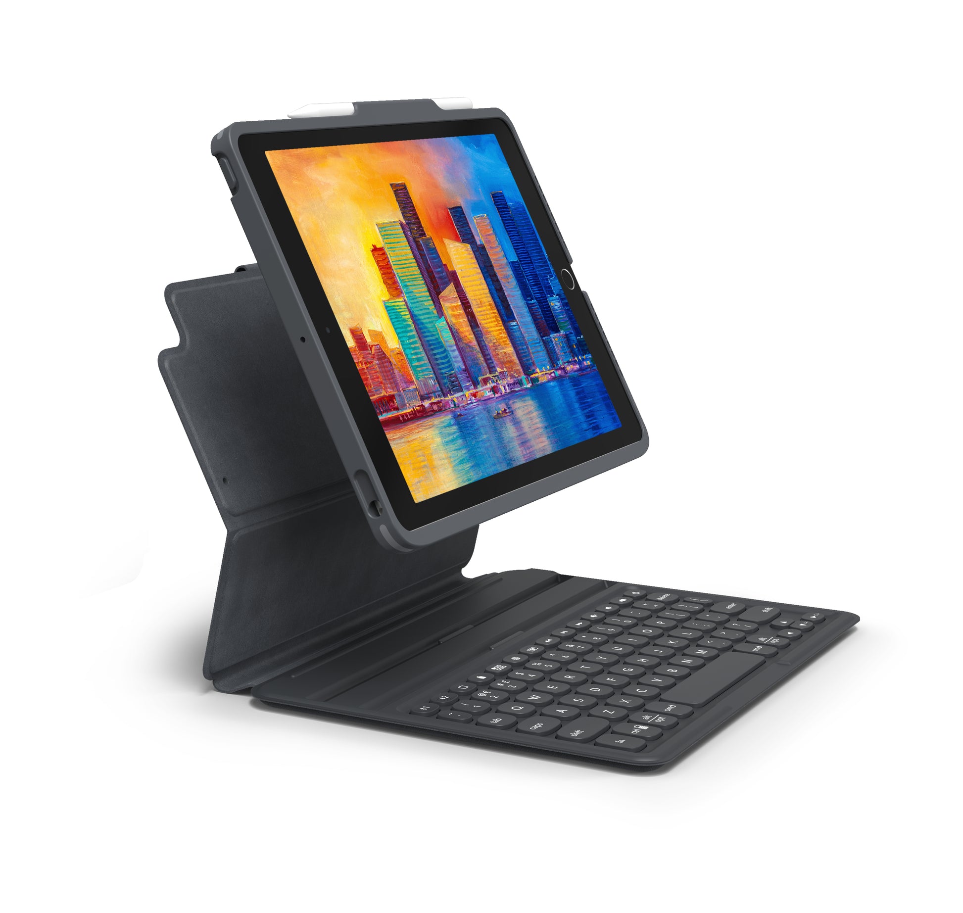 ZAGG Pro Keys – Tastatur, Schwarz/Grau – für iPad 10,2"