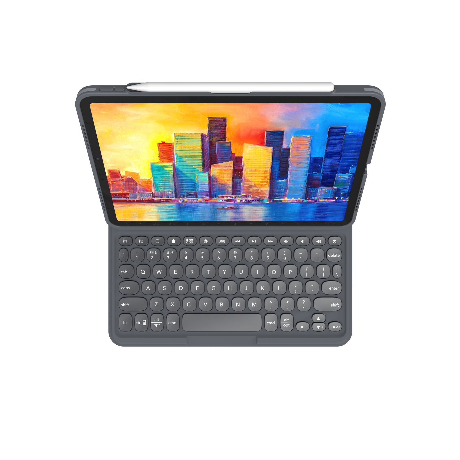 ZAGG Pro Keys – Tastatur, Schwarz/Grau – für iPad 10,9"