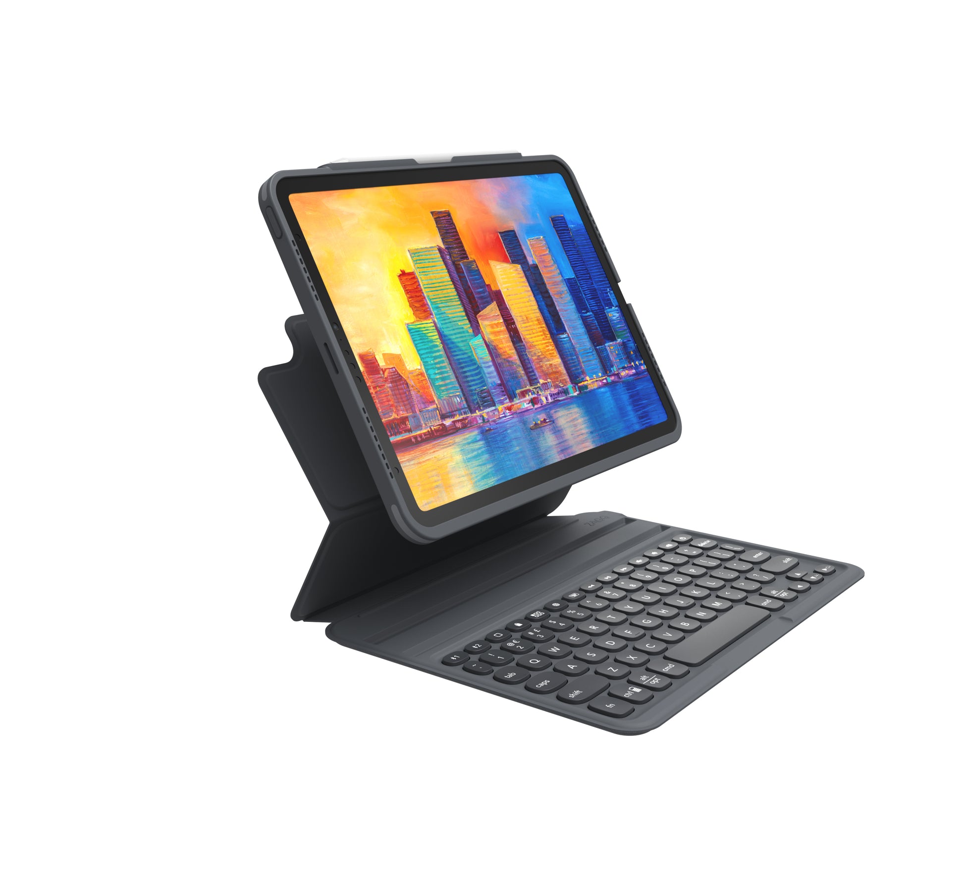ZAGG Pro Keys – Tastatur, DE-Layout (DE), Schwarz/Grau – für iPad 10,9"