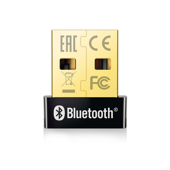 TP-Link USB-Adapter USB-A zu Bluetooth – Bluetooth 4.0 – Schwarz/Gold – für Windows 10, Windows 8.1 und mehr