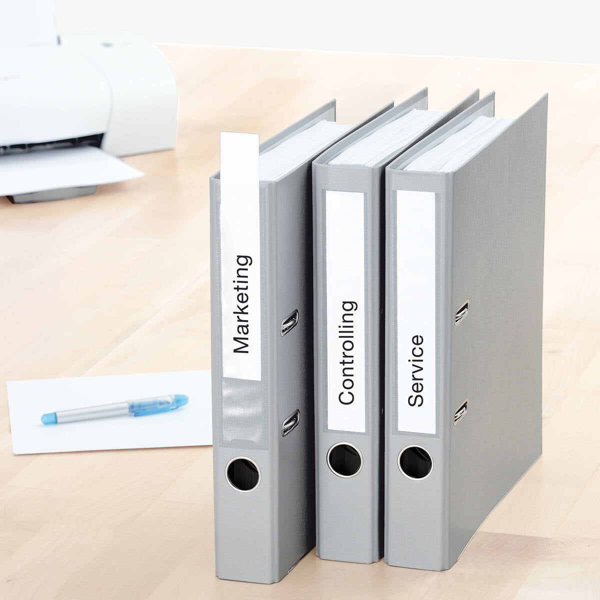 HERMA Schuletiketten – für Rückenbreite 4 cm – 28×143 mm, 225 Stk, 25 Bogen, Papier, nicht klebend