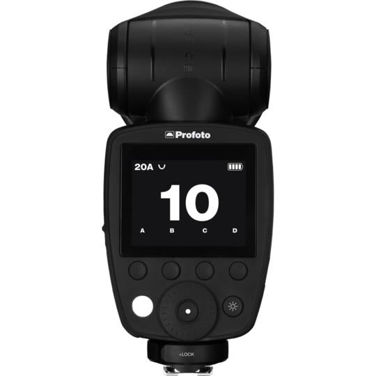 Profoto A10 Nikon Kompaktes Blitzlicht – TTL, 2000 mAh, 0,05 s Blitzfolge – für Nikon – Schwarz