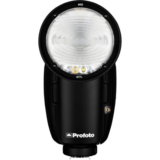 Profoto A10 Nikon Kompaktes Blitzlicht – TTL, 2000 mAh, 0,05 s Blitzfolge – für Nikon – Schwarz