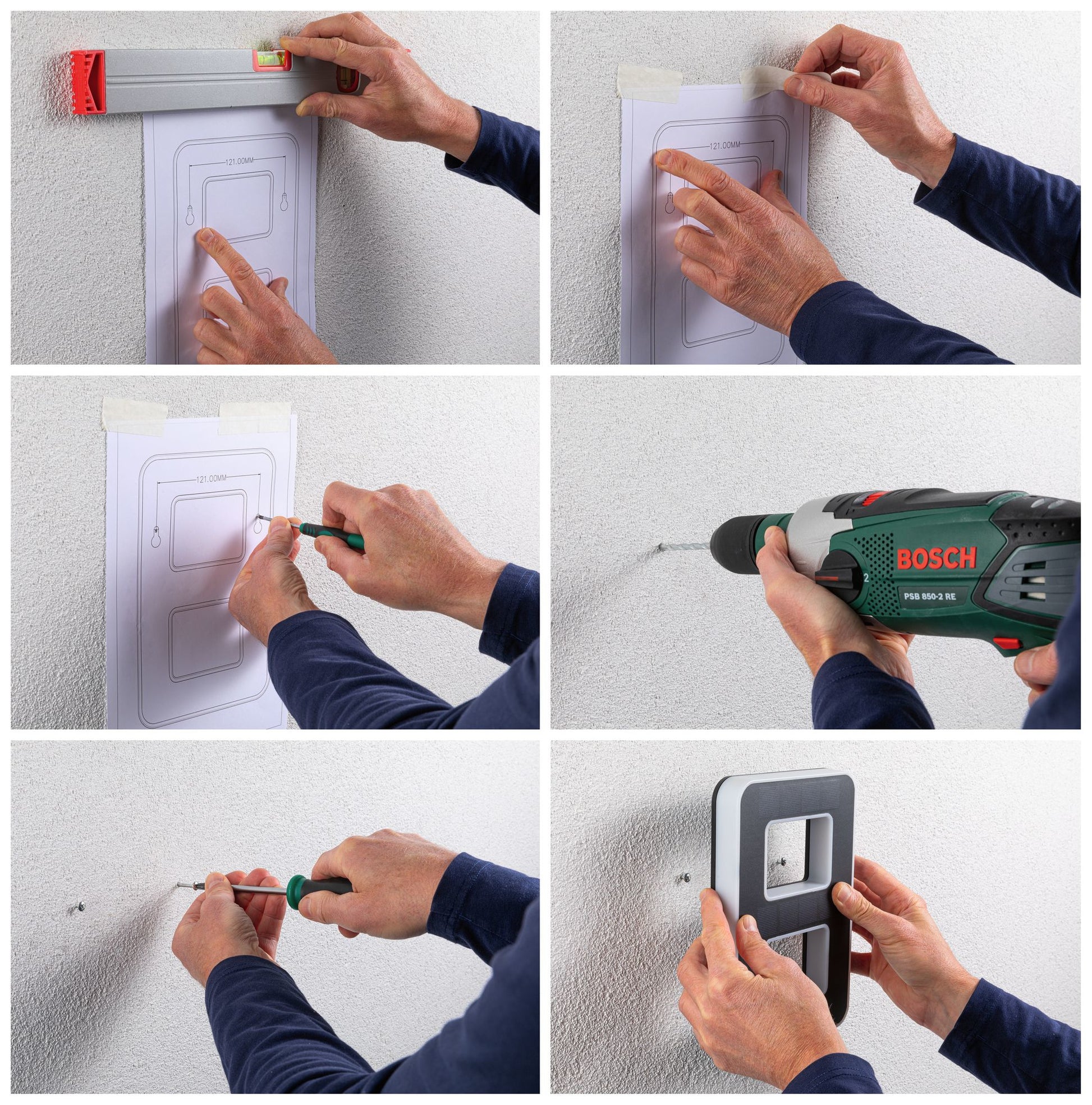 Paulmann Aussenwandleuchte – Warmweiss, 3000 K, IP44, Akku & Solar, Dämmerungssensor, Schwarz, Kunststoff