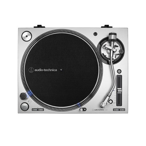 Audio-Technica AT-LP140XP – Plattenspieler (Direktantrieb, manuell), 33⅓/45/78 U/min – Silber
