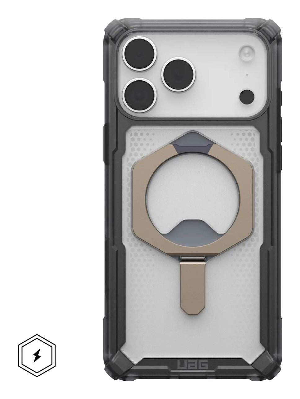 Urban Armor Gear UAG – Plasma XTE Backcover – für Apple iPhone 17 Pro – grau – mit Kickstand, fallsicher