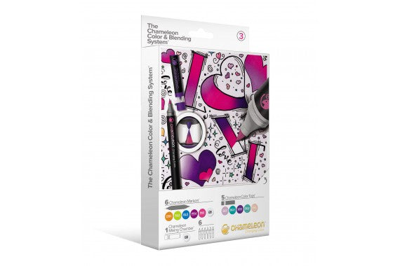 Chameleon Permanentmarker – Bürstenspitze 1–4 mm – Color & Blending Set, 6er-Set