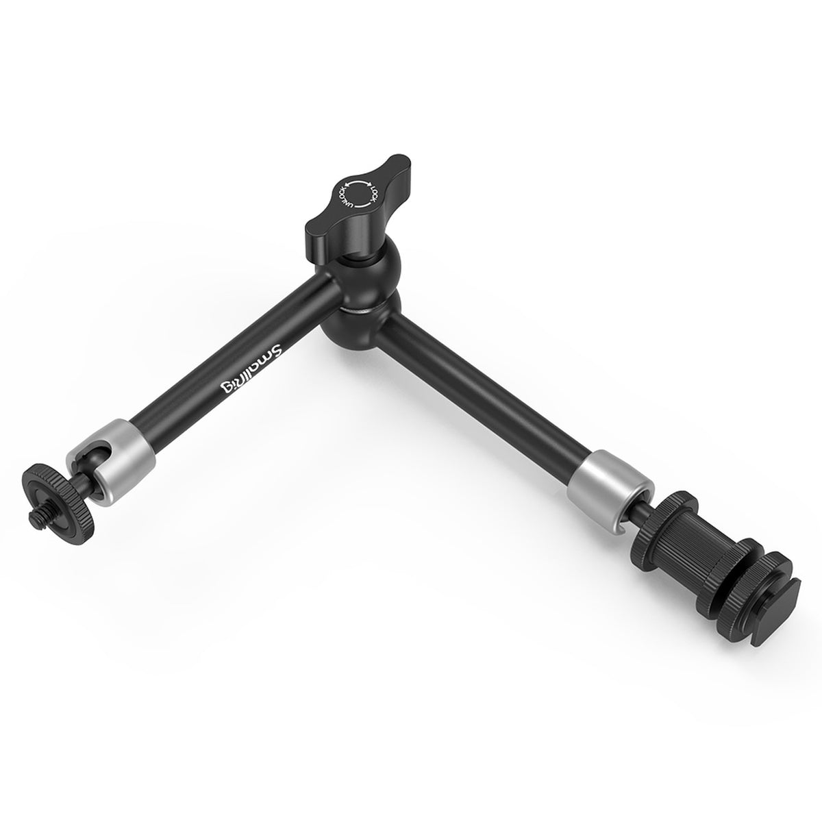 SmallRig 1498B Montagearm – bis 2,8 kg, 1/4" Anschluss, 103 × 40 × 182 mm – für universell – Schwarz/Silber