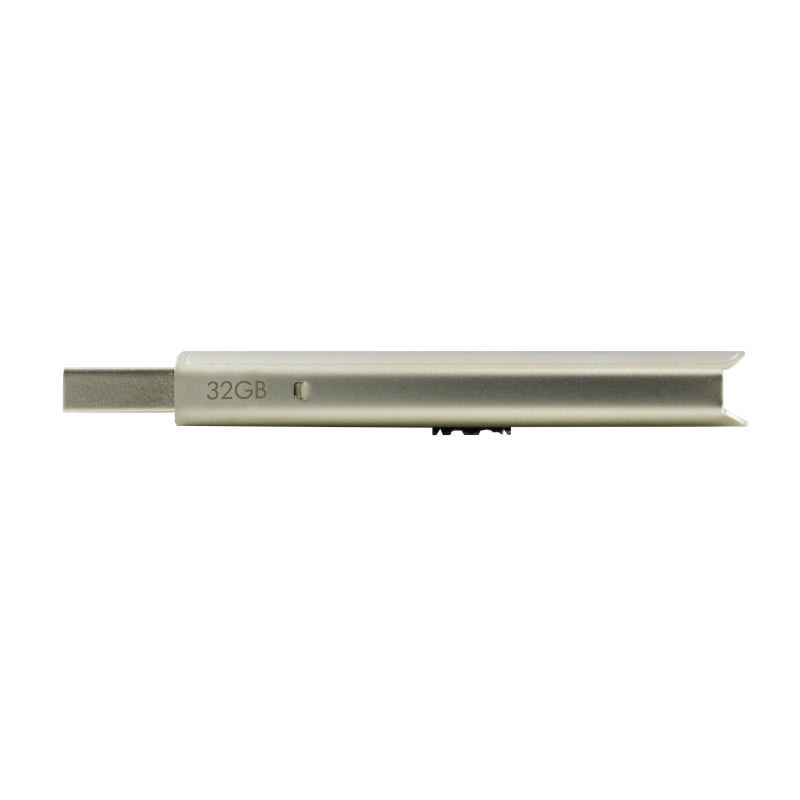 HP X796W USB-Stick 32 GB – USB-A 3.2 Gen 1, 75 MB/s Lesen, Dia, mit Schlüsselanhänger, Silber