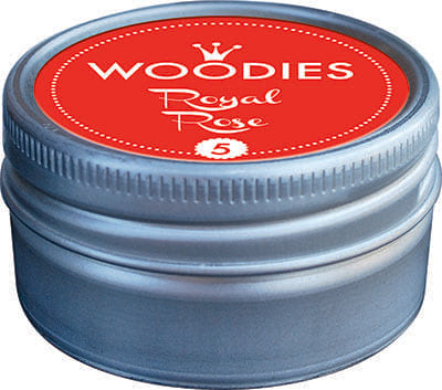 Colop Woodies – Stempelkissen getränkt Ø 38 mm – Rosa, Aludose