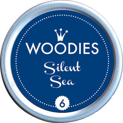 Colop Stempelkissen, Woodies, Silent Sea, Ø 38 mm