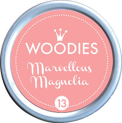 Colop Stempelkissen Woodies, Marvellous Magnolia, Ø 38 mm