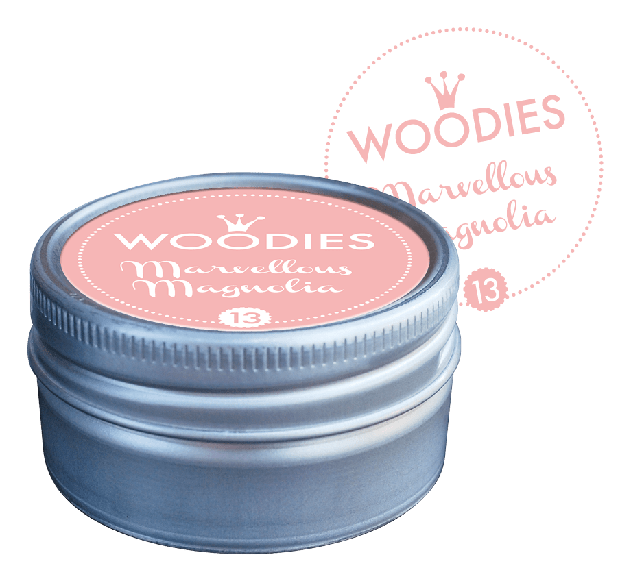 Colop Stempelkissen Woodies, Marvellous Magnolia, Ø 38 mm