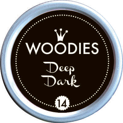 Colop Woodies – Stempelkissen Ø 38 mm – Schwarz