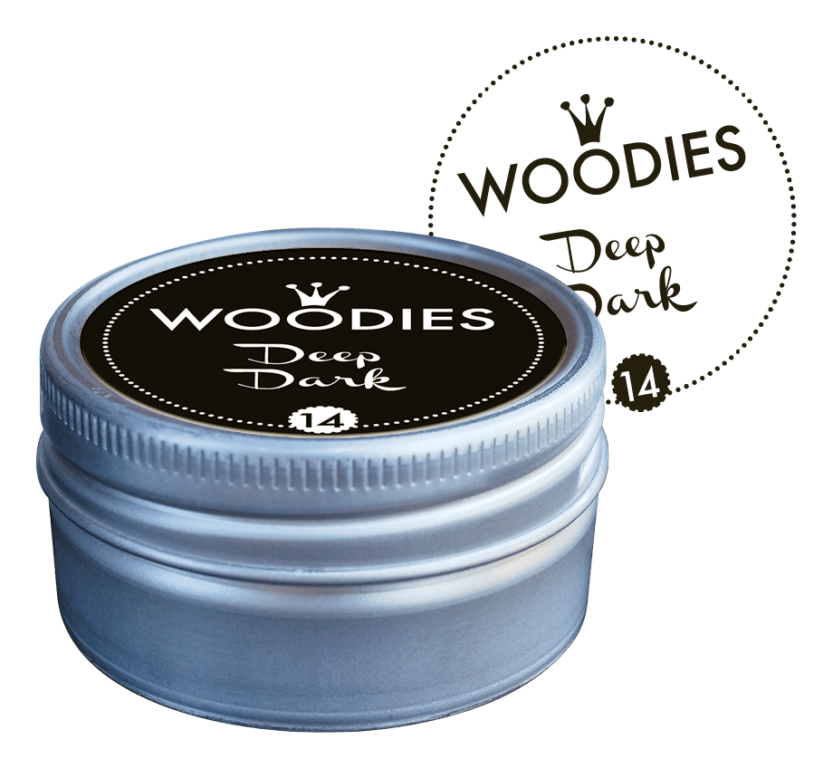 Colop Woodies – Stempelkissen Ø 38 mm – Schwarz