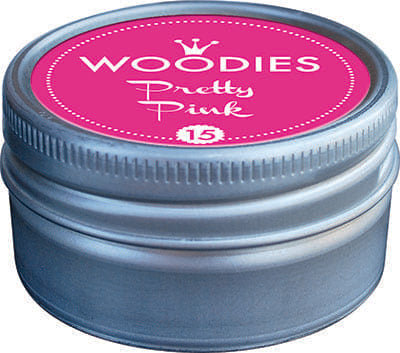 Colop Stempelkissen – Woodies – Ø 38 × 22 mm – Pretty Pink