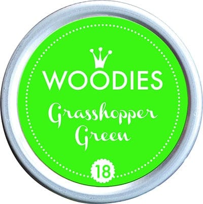 Colop Woodies Nr. 18 – Stempelkissen Ø 38 mm – Hellgrün, Aludose