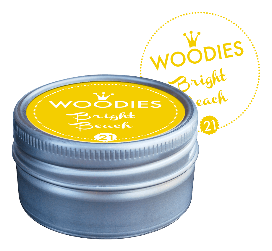 Colop Woodies Nr. 21 – Stempelkissen Ø 38 mm – Bright Beach