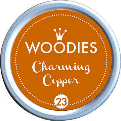 Colop Woodies Nr. 23 – Stempelkissen – Ø 38 mm – Charming Copper