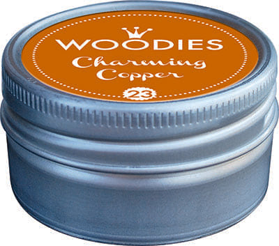 Colop Woodies Nr. 23 – Stempelkissen – Ø 38 mm – Charming Copper