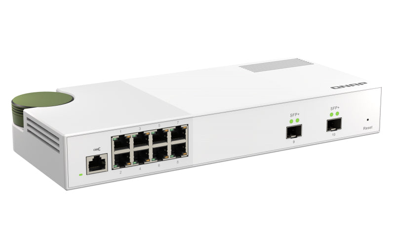 QNAP QSW-M2108-2S – Managed L2 Switch – 8× 2.5G, 2× SFP+, Desktop