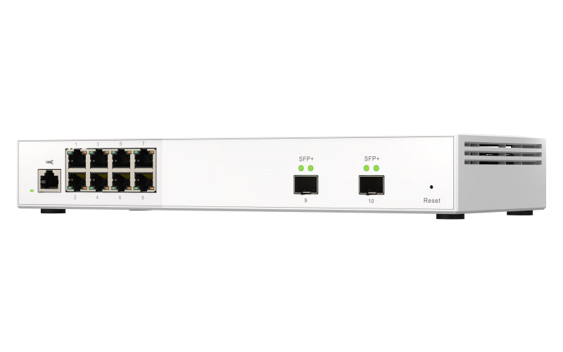 QNAP QSW-M2108-2S – Managed L2 Switch – 8× 2.5G, 2× SFP+, Desktop