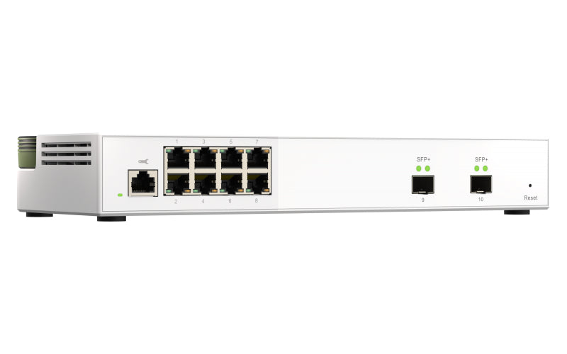 QNAP QSW-M2108-2S – Managed L2 Switch – 8× 2.5G, 2× SFP+, Desktop